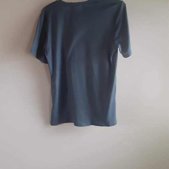 POLAGRAM boho desert cactus tee grey blue size S - Picture 6 of 6